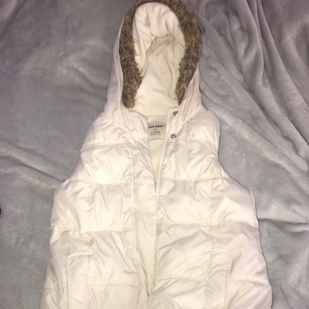 X-small Old Navy white vest